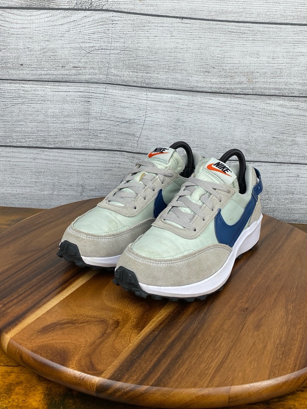 Nike Waffle Debut Light Silver Valerian Blue Shoes DH9523-005 Women’s Size 7.5 - Picture 2 of 12